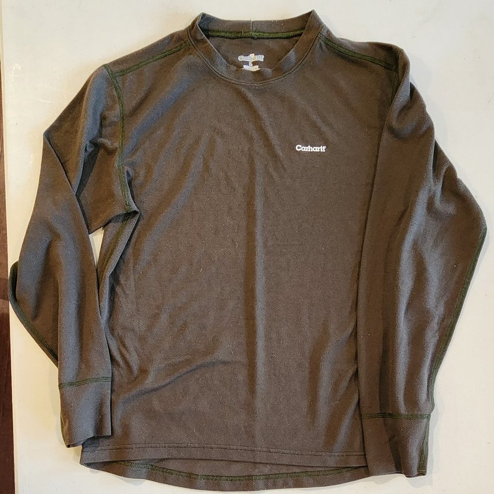 Large Olive Green Carhartt Base Layer